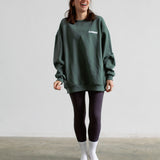 Crew neck oversized sweater