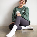Crew neck oversized sweater